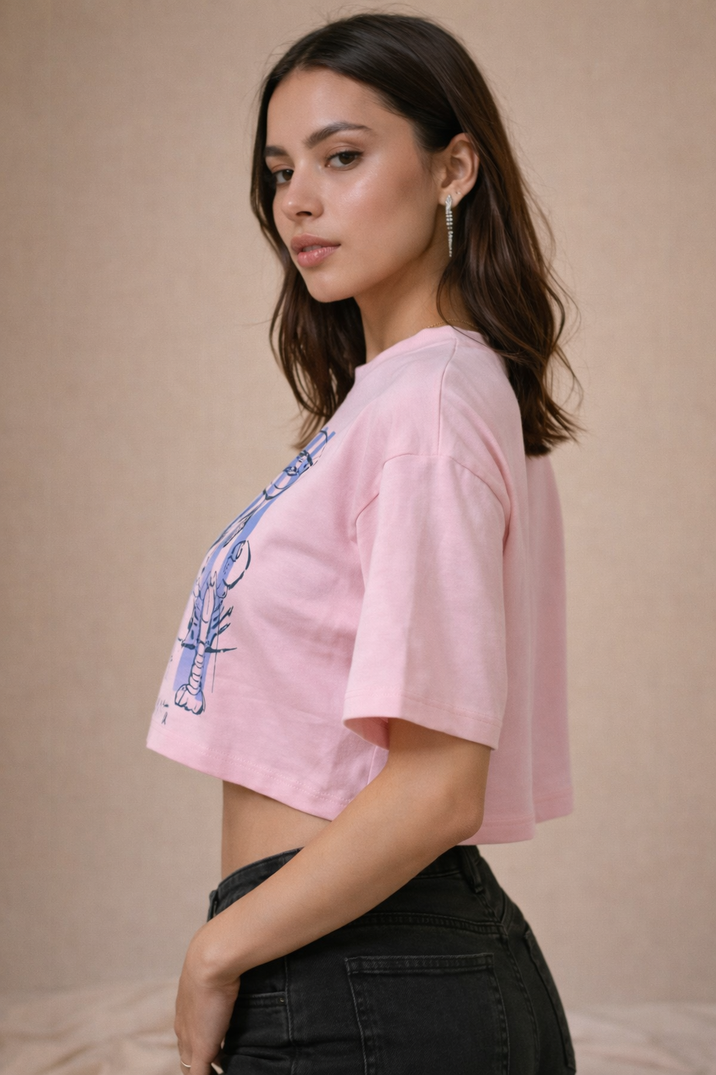 Dolce Vita Pink Boxy Tee