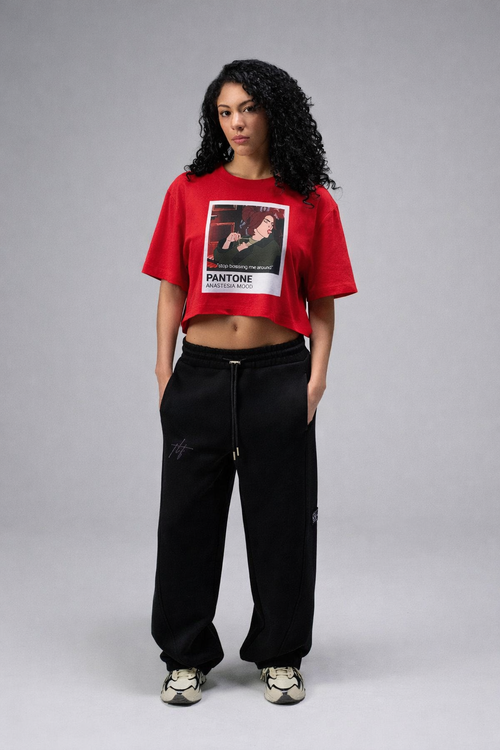 Anastesia Red Boxy Tee