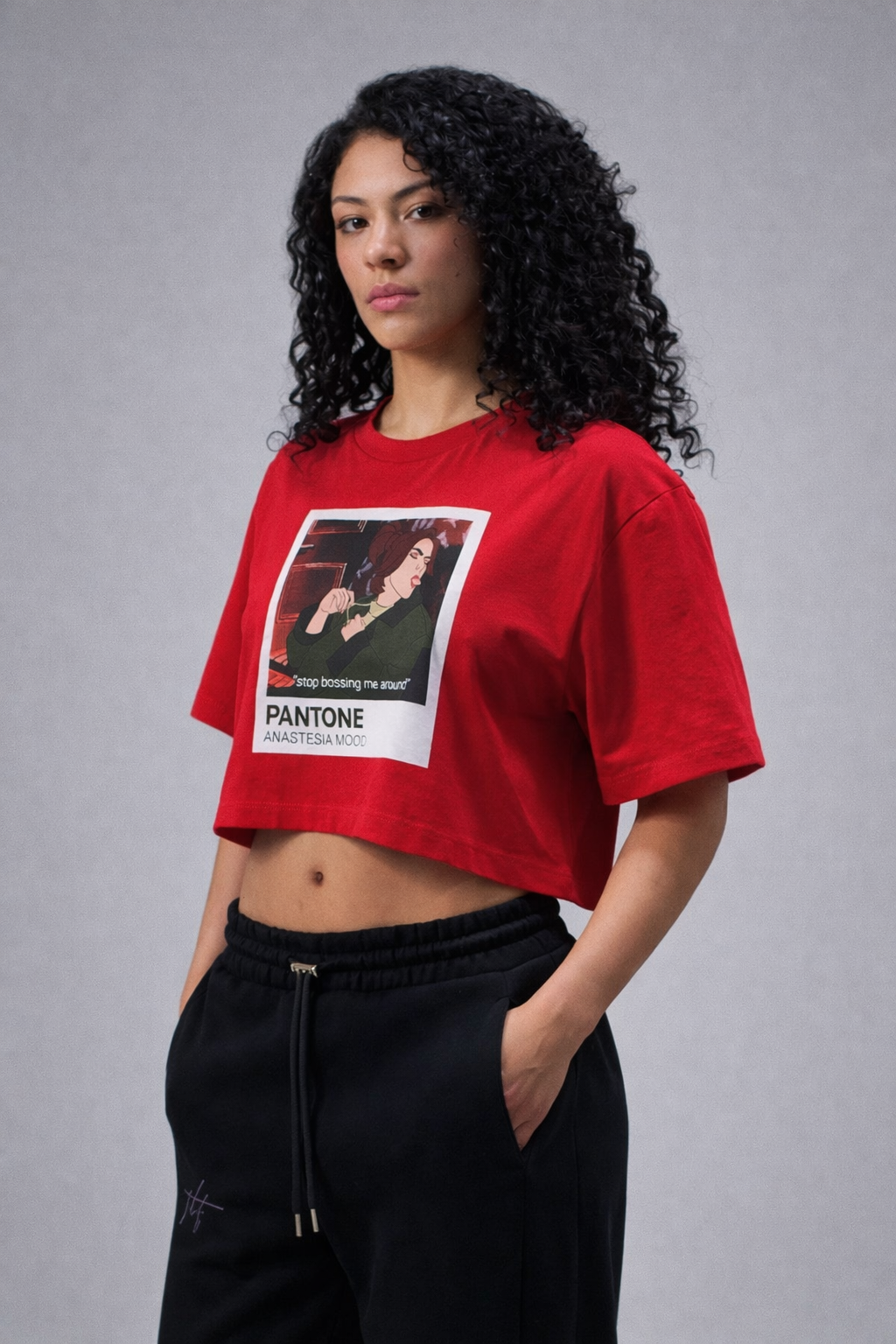 Anastesia Red Boxy Tee
